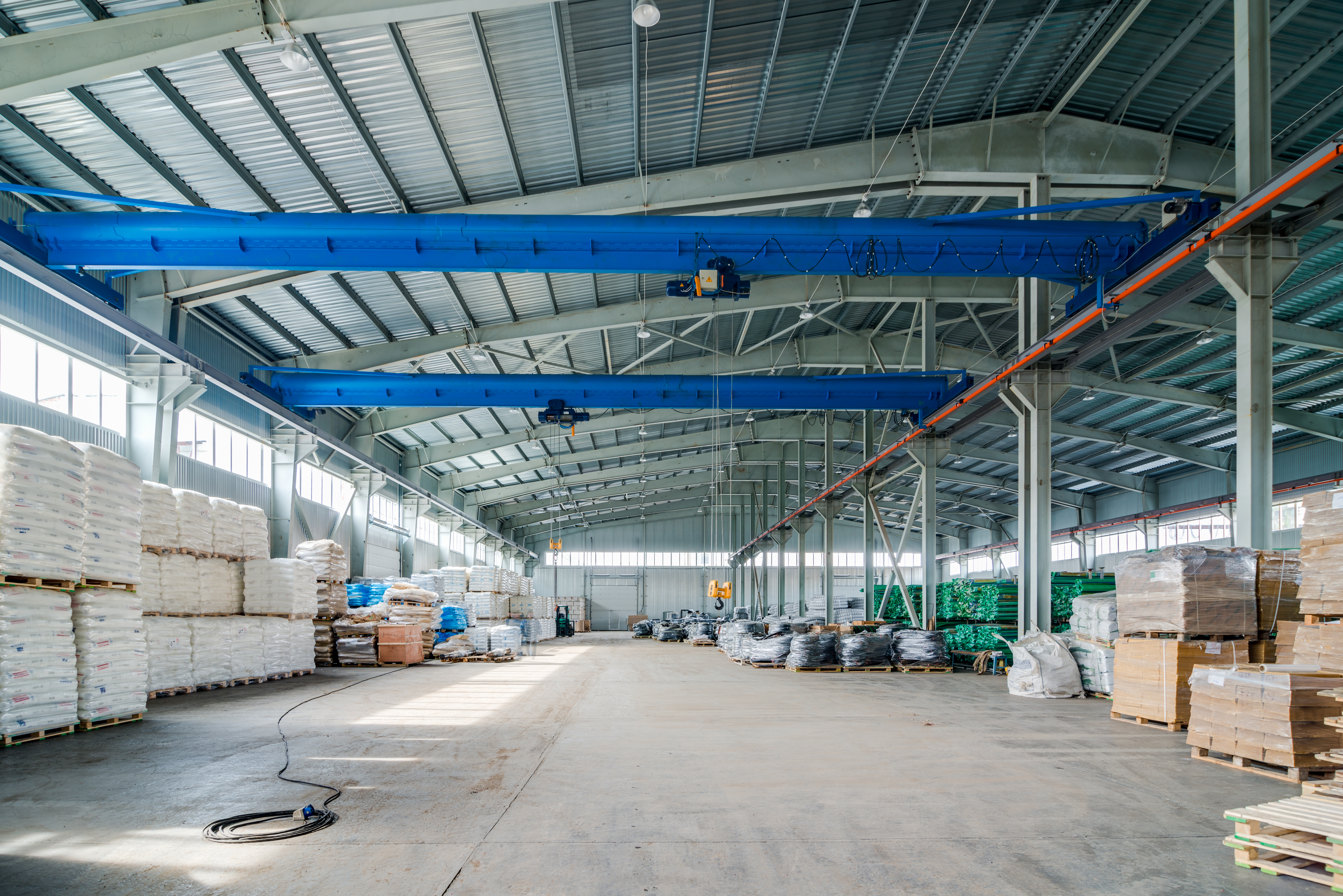 Industrial metal stock and processing facility
